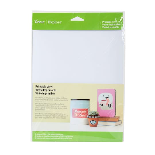 Cricut Printable Vinyl Sheets